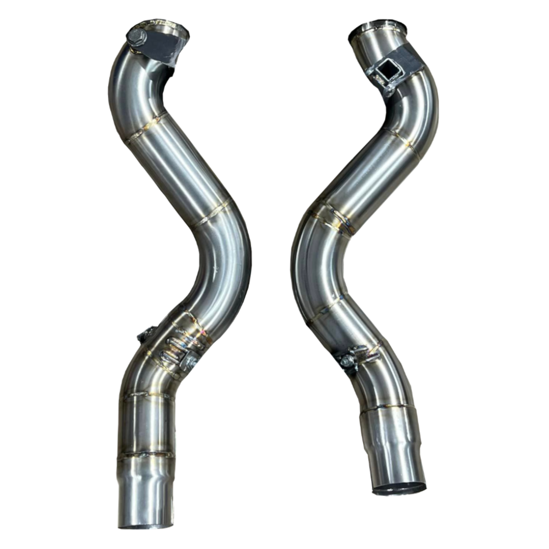 SMS Metal Stainless Steel Maserati M156 Downpipes